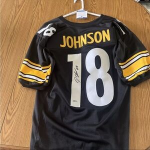 Diontae Johnson Pittsburgh Steelers Autographed Jersey Black